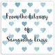 From the Library Petite Hearts Square Gift Stickers in a Jar Image 5 of 12